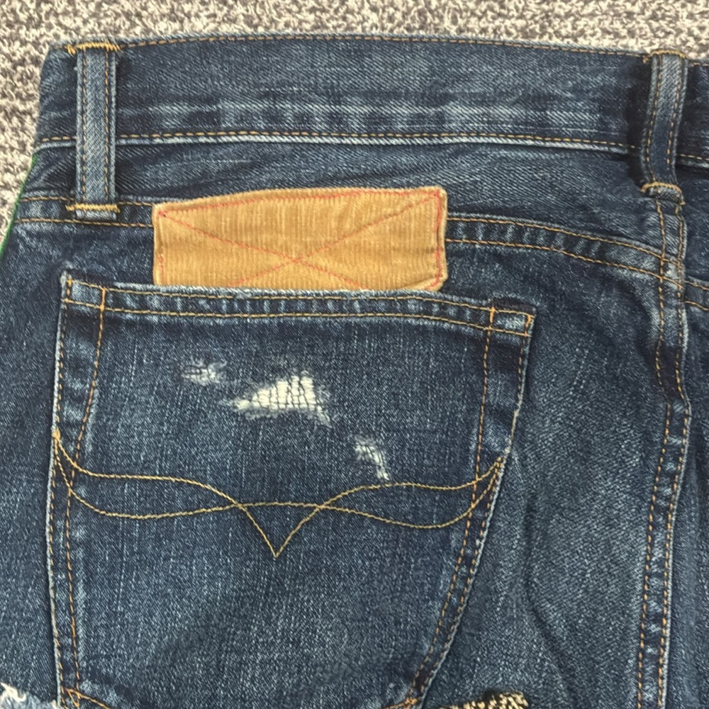 Polo Ralph Lauren Men’s Blue Patchwork Jeans - Picture 14 of 14